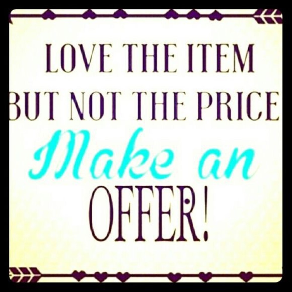 Make a offer please